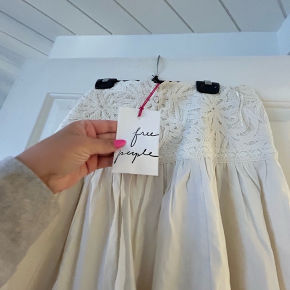 Free People Size 6 Lace Panel Corset Maxi Skirt - Picture 7 of 8